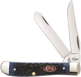 Case Cutlery Mini Trapper Navy Blue Bone 07321 by Case Cutlery