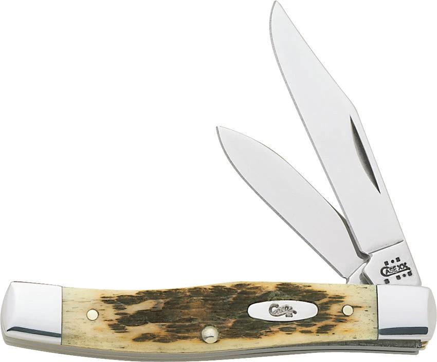 Case Cutlery Small Texas Jack Amber Bone 00077 by Case Cutlery