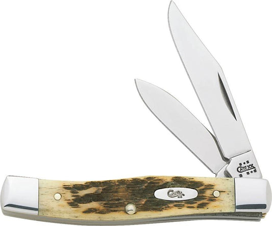 Case Cutlery Small Texas Jack Amber Bone 00077 by Case Cutlery