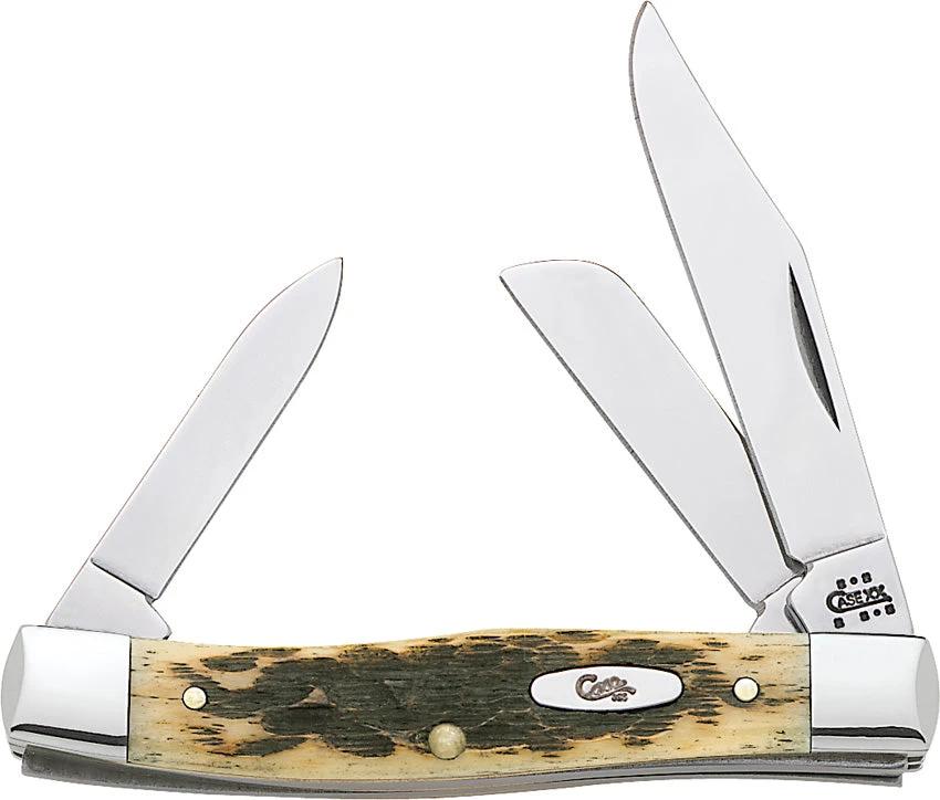Case Cutlery Stockman Amber Bone 00079 by Case Cutlery