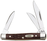 Case Small Stockman 00081 Premium Brown Delrin Pocket Knife With Tru Sharp Surgical Steel Blades For Collectors by Case Cutlery