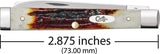 Case Cutlery Baby Doc Red Stag Pocket Knife 2.88in Closed Spear Blade Premium Collectible for Collectors by Case Cutlery