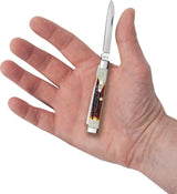 Case Cutlery Baby Doc Red Stag Pocket Knife 2.88in Closed Spear Blade Premium Collectible for Collectors by Case Cutlery