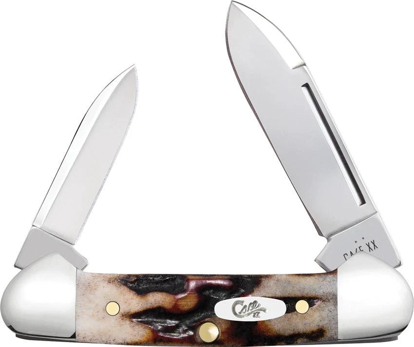 Case Cutlery Baby Butterbean Red Stag 09574 by Case Cutlery