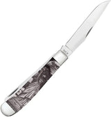 Case Cutlery Trapper Knife Statue Of Liberty Handle 4.13 Inch Closed Mirror Finish Stainless For Collectors by Case Cutlery