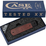 Case Cutlery Longhouse Linerlock Burlap Micarta Premium 4 Inch Closed CPM20CV DLC Blade For Knife Enthusiasts by Case Cutlery