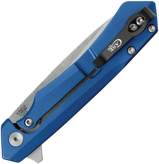 Case Premium Kinzua Linerlock Blue Eagle S35VN Spear Point 4.75in Closed EDC Knife For Collectors by Case Cutlery