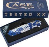 Case Premium Kinzua Linerlock Blue Eagle S35VN Spear Point 4.75in Closed EDC Knife For Collectors by Case Cutlery