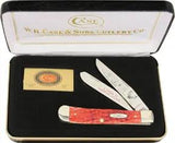 Case Cutlery American Wildlife Deer Trapper Collectors Edition Limited Knife Stainless Blade Red Bone Handles by Case Cutlery