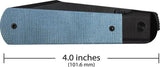 Case Cutlery Longhouse Linerlock Blue 10845 CPM20CV Premium Clip Point Knife For EDC Enthusiasts by Case Cutlery