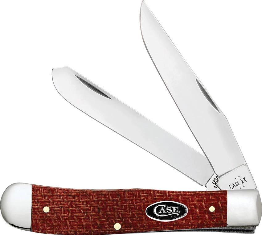 Case Cutlery Trapper Red Burlap 12270 by Case Cutlery