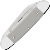 Case Cutlery USMC Canoe Knife 3.63in Closed Mirror Finish Stainless Blades Premium Gray Synthetic Handle For Collectors by Case Cutlery