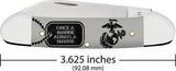 Case Cutlery USMC Canoe Knife 3.63in Closed Mirror Finish Stainless Blades Premium Gray Synthetic Handle For Collectors by Case Cutlery
