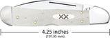 Case Copperlock Wharncliffe Knife With Locking Stainless Blade Natural Bone Handle For Collectors by Case Cutlery
