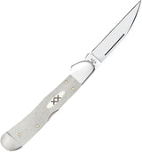 Case Copperlock Wharncliffe Knife With Locking Stainless Blade Natural Bone Handle For Collectors by Case Cutlery