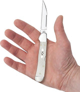 Case Copperlock Wharncliffe Knife With Locking Stainless Blade Natural Bone Handle For Collectors by Case Cutlery