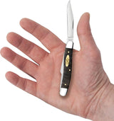 Case Cutlery Stockman Knife Black Curly Oak Handle With Three Stainless Clip Spey Pen Blades For Collectors by Case Cutlery