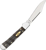 Case Cutlery Mini Copperlock Curly Oak Pocket Knife 3.63 Inch Stainless Locking Clip Blade For Collectors by Case Cutlery