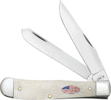 Case Cutlery Trapper Natural Bone 14090 by Case Cutlery