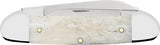 Case Cutlery Canoe Natural Bone Folding Knife 3.63in Closed With Spear And Pen Blades For Collectors by Case Cutlery
