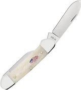 Case Cutlery Canoe Natural Bone Folding Knife 3.63in Closed With Spear And Pen Blades For Collectors by Case Cutlery