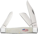 Case Cutlery Lg Stockman Natural Bone 14093 by Case Cutlery