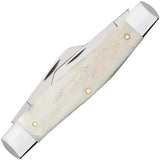 Case Cutlery Stockman Knife 4.25 Inch Closed Natural Bone Handle Carbon Steel Blades Pattern 6375 CS Boxed Collectors by Case Cutlery