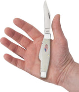 Case Cutlery Stockman Knife 4.25 Inch Closed Natural Bone Handle Carbon Steel Blades Pattern 6375 CS Boxed Collectors by Case Cutlery