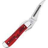 Case Cutlery RussLock Ford Mustang Knife 4.25 Inch One Hand Opening Clip Blade Mirror Finish Stainless Boxed by Case Cutlery