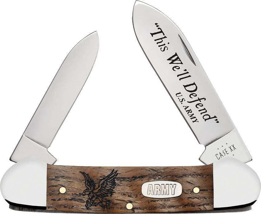 Case Cutlery U.S. Army Canoe Oak 15055 by Case Cutlery