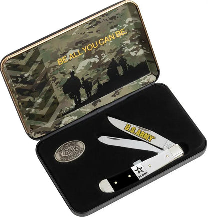 Case Cutlery U.S. Army Trapper Gift Set 15059 Authentic Military Collectors Gift Box by Case Cutlery