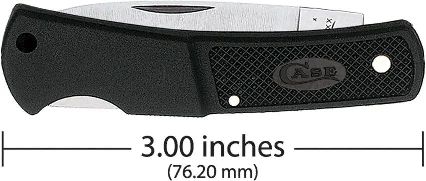 Case Cutlery Caliber Lockback EDC Knife With 3in Closed 2in Satin Drop Point Blade Ultralight by Case Cutlery