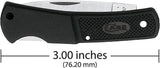 Case Cutlery Caliber Lockback EDC Knife With 3in Closed 2in Satin Drop Point Blade Ultralight by Case Cutlery