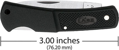 Case Cutlery Caliber Lockback EDC Knife With 3in Closed 2in Satin Drop Point Blade Ultralight by Case Cutlery