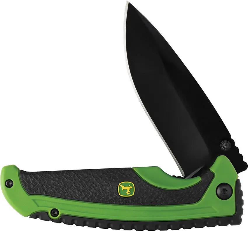 Case Cutlery John Deere Tec X Linerlock 15781 Rugged Outdoor EDC Knife With 3.25in Black Blade by Case Cutlery