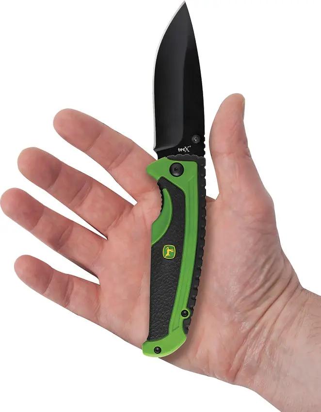 Case Cutlery John Deere Tec X Linerlock 15781 Rugged Outdoor EDC Knife With 3.25in Black Blade by Case Cutlery