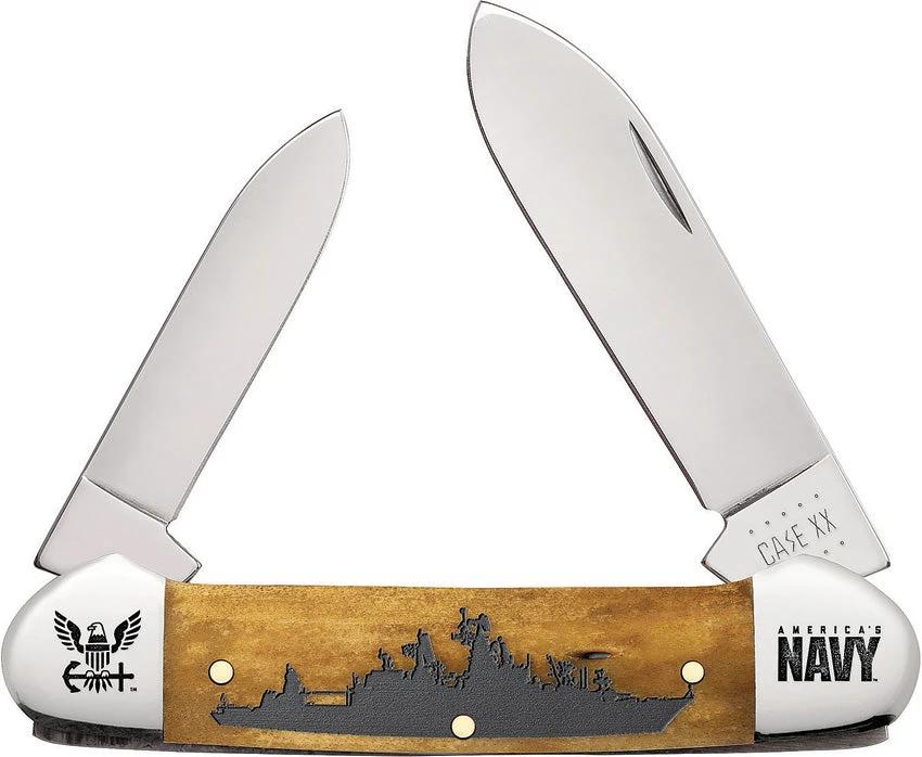 Case Cutlery Navy Canoe Antique Bone 17720 by Case Cutlery