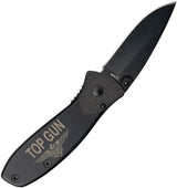 Case Cutlery TecX US Navy Top Gun Knife With Black Coated Blade And Pocket Clip For Collectors by Case Cutlery