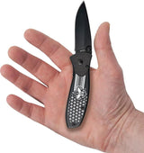 Case Cutlery BSA Tec X Linerlock 18087 Folding Knife With Black Stainless Blade And Pocket Clip For EDC by Case Cutlery