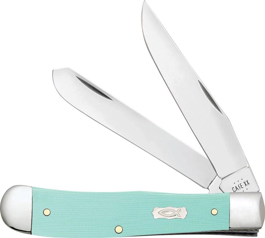 Case Cutlery Trapper Seafoam Green 18100 by Case Cutlery