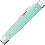 Case Cutlery Baby Doc Knife Seafoam Green G10 For Collector by Case Cutlery