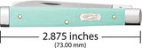 Case Cutlery Baby Doc Knife Seafoam Green G10 For Collector by Case Cutlery