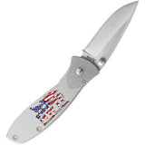 Case Cutlery NWTF Tec X 18772 Folding Knife for Collectors and EDC, Satin Blade, Mirror Handle, Thumb Stud, Pocket Clip by Case Cutlery
