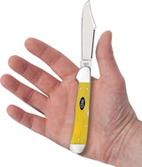 Case Cutlery Copperlock Pocket Knife For Collectors With Yellow Bone Handle Premium Locking Stainless Blade by Case Cutlery