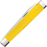 Case Cutlery Baby Doc Knife Yellow Bone Handle With Mirror Finish Stainless Blades For Collectors by Case Cutlery
