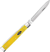 Case Cutlery Baby Doc Knife Yellow Bone Handle With Mirror Finish Stainless Blades For Collectors by Case Cutlery
