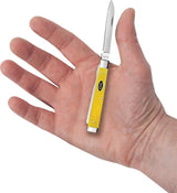 Case Cutlery Baby Doc Knife Yellow Bone Handle With Mirror Finish Stainless Blades For Collectors by Case Cutlery