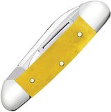 Case Cutlery Baby Butterbean Yellow Bone Pocket Knife For Collectors Premium 2.75 Inch Closed Spear And Pen Blades by Case Cutlery