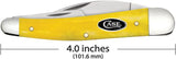 Case Cutlery Seahorse Whittler Knife For Collectors Yellow Bone Handle 4in Closed by Case Cutlery