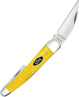 Case Cutlery Seahorse Whittler Knife For Collectors Yellow Bone Handle 4in Closed by Case Cutlery